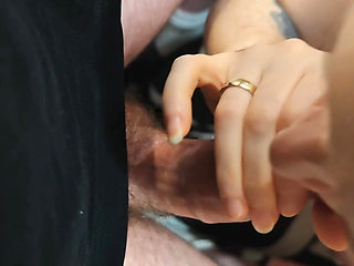 He Cum on My Big Tits