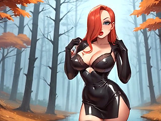 Stepsister Jessica from Who Framed Roger Rabbit Bouncing BIG TITS and Puffy Nipples