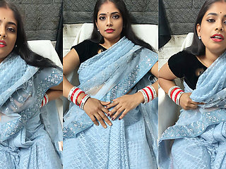Today I seduced my sister-in-law and fucking blue saree xxx