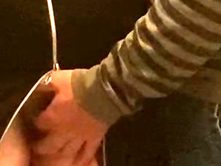 Perv Old Man Fingering Pussy in Subway!