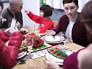 Christmas Blowjob Special with Stepmom - Big Natural Tits & Heart Problems