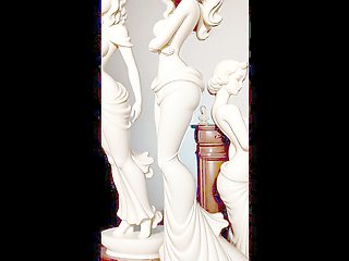 Animated dream girl Ainame with the perfect body comes to life