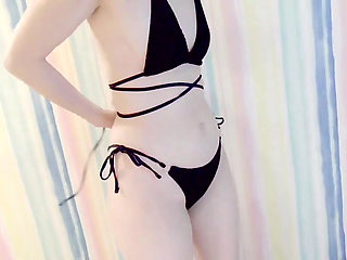 Mayu No59 Swimsuit Fitting, Anal Licking, White-eyed Orgasm, Semen Eating, Nipple Piercing, Squirting, Convulsive Orgasm