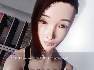 Ebony Teen Blows Fat White Loser-bound by Lust #5- Gameplay