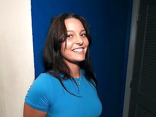 Long-haired brunette Kloe Love sucks and rides big cock in POV