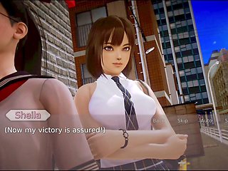 Curvy big tit cartoon hentai visual novel experience