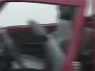 Group Sex on Jeep with Busty MILFs Fucked by Huge Cocks