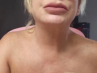 GILF Sucking and Talking