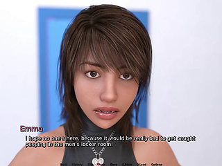 Laura Lustful Secret - Gameplay - Roleplay - Emma Peeking on Male in Locker Room