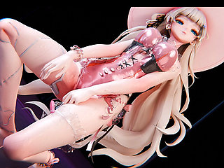 Phoebe Aoa Gorgeous Swimsuit Jumping Egg Stuffed Into Transparent Underwear Shiny Particle Special Effects