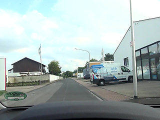 Sexy MILF with big ass gets fucked in the car and outdoor