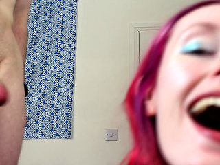 My Boyfriend and I Use Your Mouth Strap-on, Cock Sucking Training