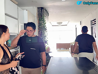 MY HUSBAND'S BROTHER ENJOYS HIS DESSERT AT BREAKFAST