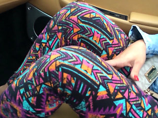 Big booty brunette uses flexible positions to make older casting agent cum