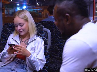 BLACKEDRAW Pretty Blonde Emily Fucked In BBC Threesome by Blacked Raw: Porn