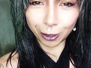 Sensual Black Suit Smoke Tease - Topless Seduction