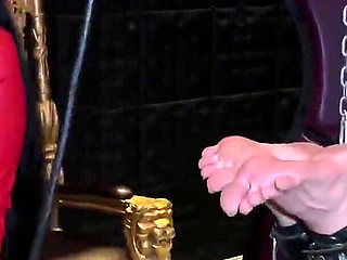 Miss Alessa Milano Bondage Caning Bastonade