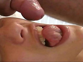 Passionate blonde amateur wife craves cum in mouth, swallows it all!