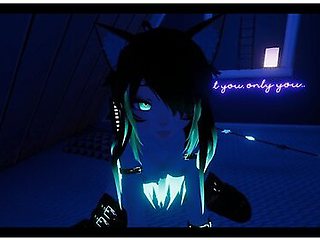 Vrchat Girl Masturbate But Wants To Be Fucked And Ended Up Having Multiple Orgasm While Being Fucked
