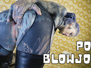 Anal and Oral Tattooed Pornstar's Heel Fueled