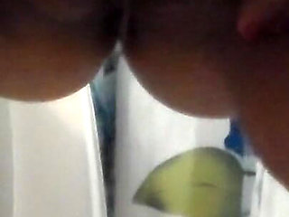 Closeup of Jen Pissing