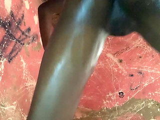 Hot Ebony Babe Dancing POV Stunning Front and Back View