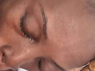 Good Morning Blowjob From Petite Ebony Wife