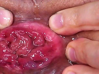 Gape Pink Prolapse Stretch Skinny Asian