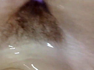 Wet Hairy Pussy, Hairy Legs and Armpits in the Bathtub