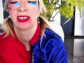 Harley Quinn Marvel Sticks a Baseball Bat