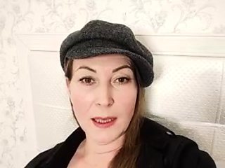 Milf brunette masturbating with toy ass