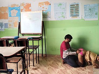 Indian school girl fuckfest in class with Bobbypranav