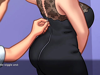 Big aunty make hot seen in summer time saga