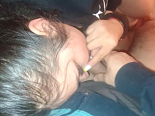 I come home and fill my mouth with cum