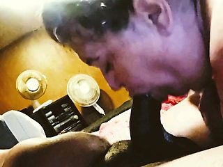 A college Teacher Sucking My Dick & Swallowing the Whole Load