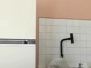 Peeking at Stepmommy's Tits While She Cooks in a Thong POV