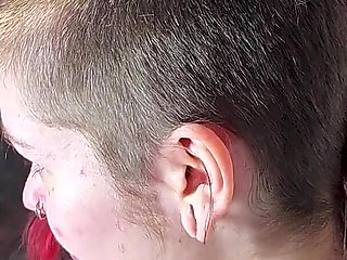Goth Punk Shaves Her Head