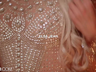 Slayed Elsa Jean's Perfect Pussy Lips Fuck with Allie Nicole