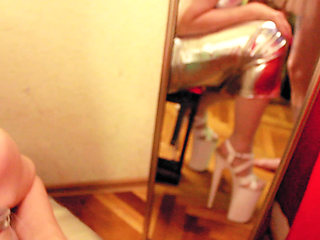 Siver Dress Blonde Milf Suck Big Dick Pov Eva Latex Big Ass Milf Heels Fetish Kink