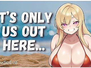 [f4m] Secret Beach Sex [freaky Gf] [bj] [anal] [public Sex] Asmr Erotic Audio Roleplay