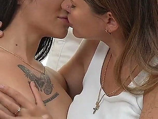 Tiny Slut Kali Godess Enjoys Big Cocks Live on Air While Erika Corti Helps Her Masturbate