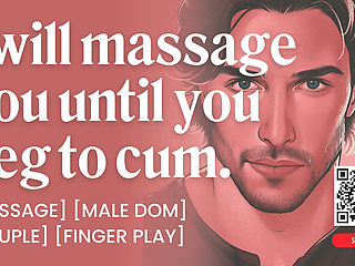ASMR Male Voice: Soft Dom Boyfriend Gives Erotic Massage with Fingering & Teasing - Erotic Audio Roleplay