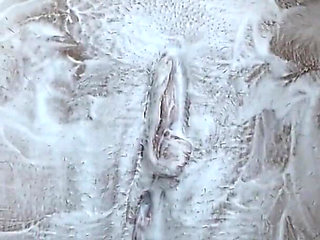 Shaving a Hairy Pussy with Shaving Foam! Close-up!