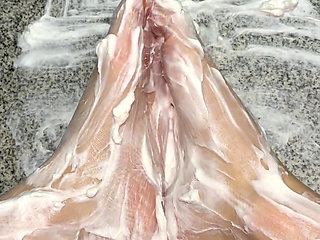 Whipped cream on my naked feet