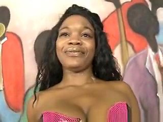 Black Amateur Slut Gagging On White Dick During Face Fuck