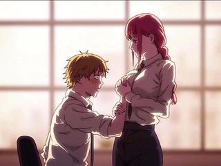 Horny Chainsaw-man Get Fucked At Work ( Uncensored )