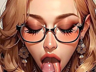 Deepthroat Blowjob with Intense Facial Cumshot