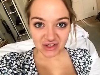Sexy amateur blonde fingers and toys her wet pussy