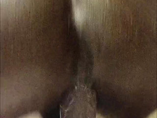 Creamy Femboy Riding Thick BBC Dildo