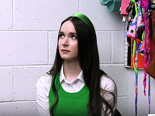 Brunette chick Hazel Moore rides the big cock of Jack Vegas in a steamy scene.